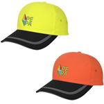 AH1049 Enhanced Visibility Reflective Cap With Embroidered Custom Imprint